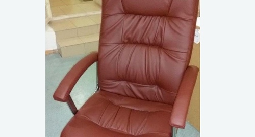 Обтяжка офисного кресла. Саяногорск